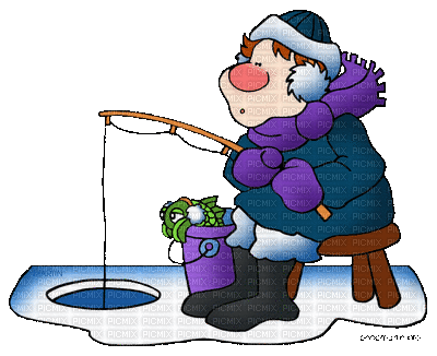 ice fishing bp - Animovaný GIF zadarmo