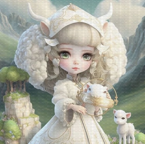 Fantasy baby girl by papuzzetto - png gratis