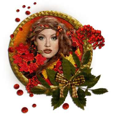 Kaz_Creations Woman Femme Deco Autumn - png grátis
