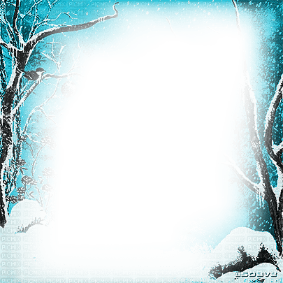 soave frame christmas winter tree forest branch - kostenlos png