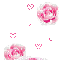 rose hears - Free animated GIF