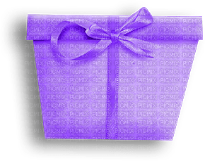 soave deco birthday gift box purple - ingyenes png