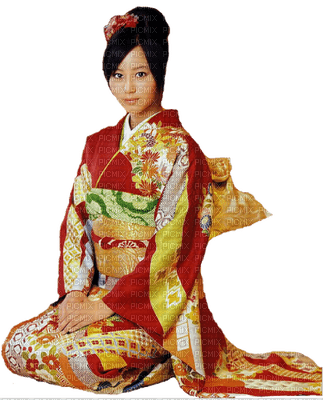 geisha woman - PNG gratuit
