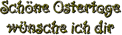 Schöne Ostertage - GIF animé gratuit