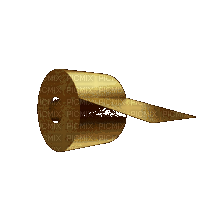 golden toilet paper - GIF animado grátis