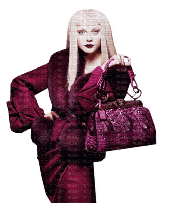 Kaz_Creations Woman Femme Holding Bag - 無料png
