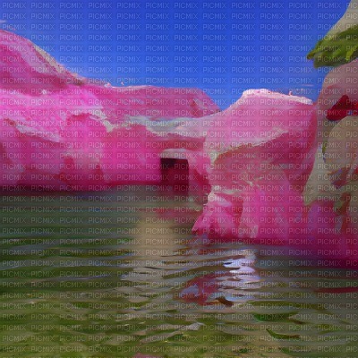 Pink Lake Cave - бесплатно png