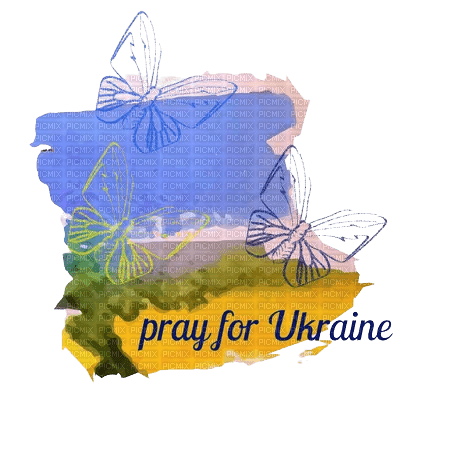 Pray For Ukraine Text - Bogusia - gratis png