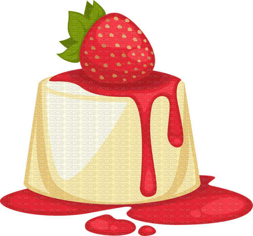 strawberry dessert Bb2 - png grátis