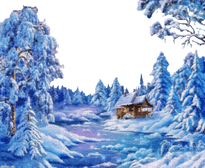 Vanessa Valo _crea=winter scene animated - Bezmaksas animēts GIF