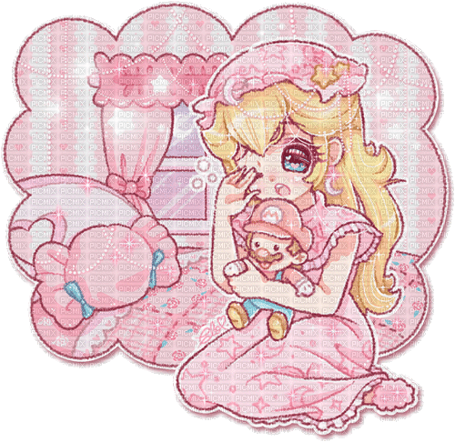 ✶ Princess Peach {by Merishy} ✶ - Free animated GIF