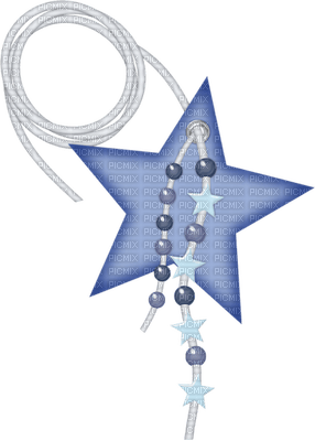 Kaz_Creations Deco Star Stars Colours Hanging Dangly Things - png grátis