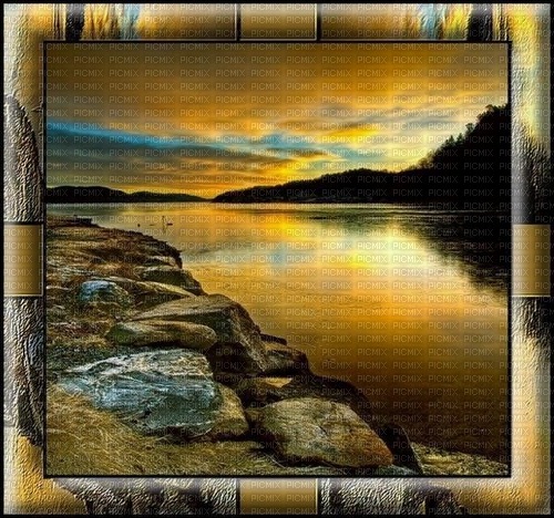 Background. Frame. Sunset. Leila - PNG gratuit