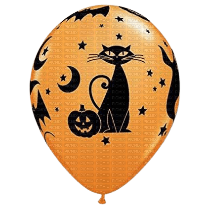 Halloween.Balloon.Orange.Party.Victoriabea - gratis png