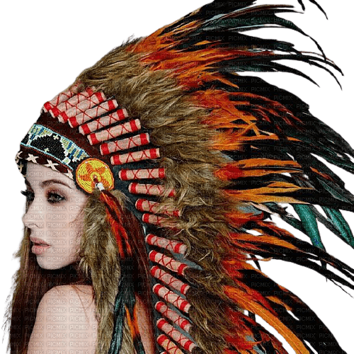Kaz_Creations Woman-Femme-Indian-Head-Dress - Free PNG