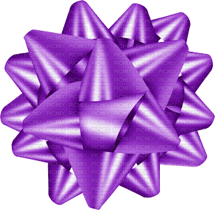 Gift.Bow.Purple - Free PNG
