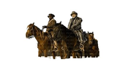 Cow-boys hiver 1 - Free PNG
