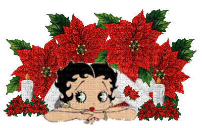 Christmas Betty Boop bp - GIF animate gratis