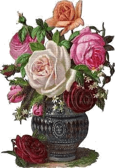 Vase with flowers_ Vase avec des fleurs - 免费PNG