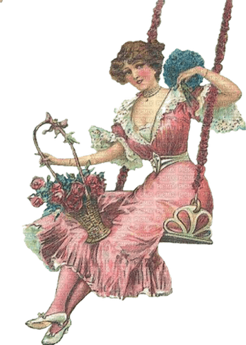 femme swing vintage dolceluna - png grátis
