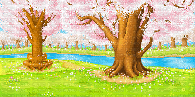 Cherry Park - Bezmaksas animēts GIF