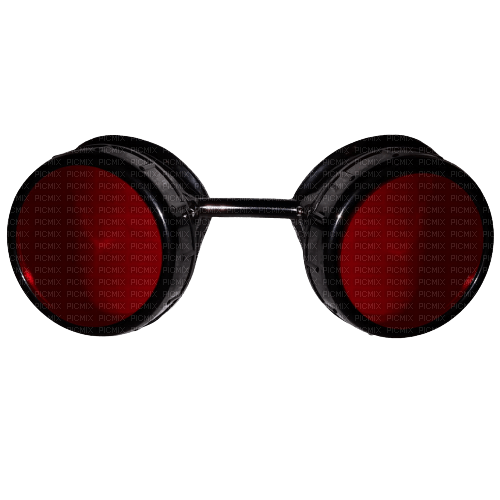 Goggles Glasses Steampunk Deco Red JitterBugGirl - bezmaksas png