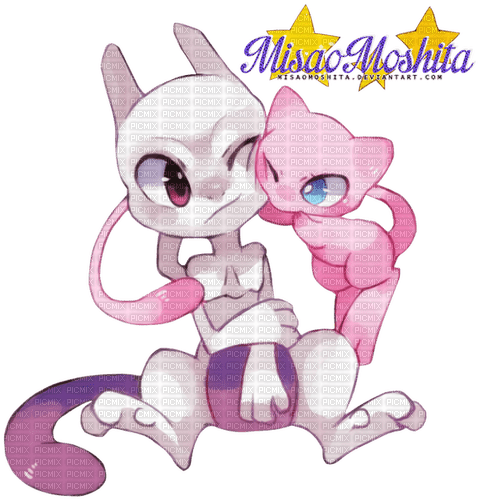 ..:::Mewtwo & Mew:::.. - png gratuito