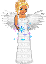 Angel pixel doll - GIF animé gratuit