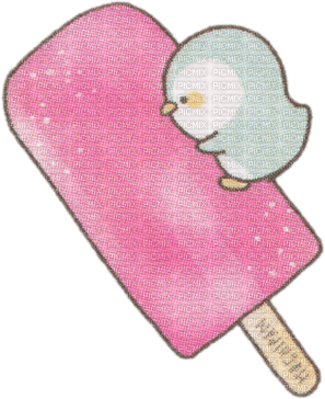 popsicle penguin - 免费PNG