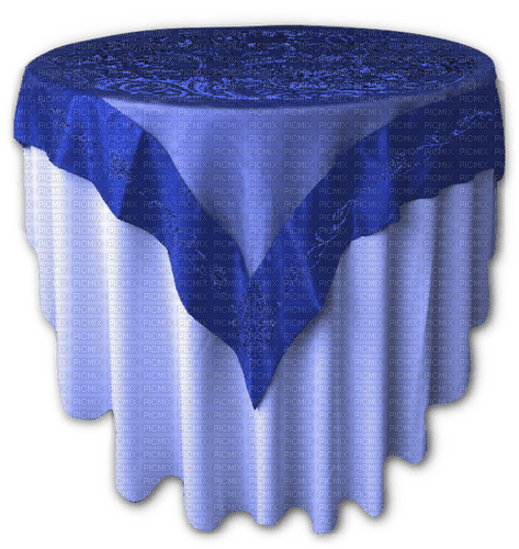tisch blau blue - png grátis