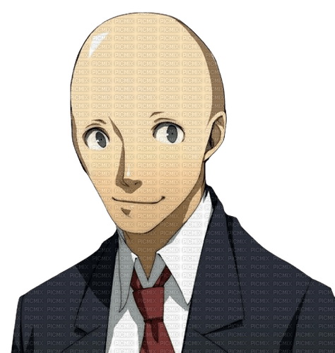 tohru adachi bald persona 4 - png gratis