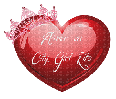 Amor en city girl life - gratis png
