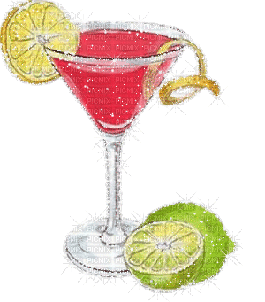 kikkapink deco summer cocktail gif - GIF animé gratuit