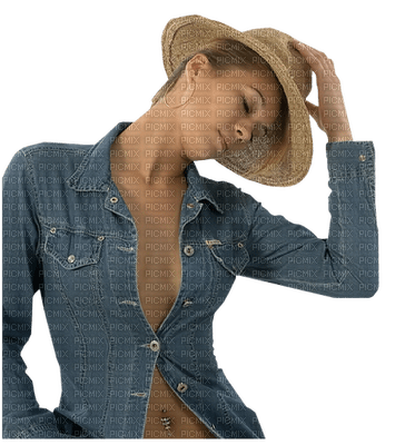 Kaz_Creations Woman Femme With Hat - png gratis
