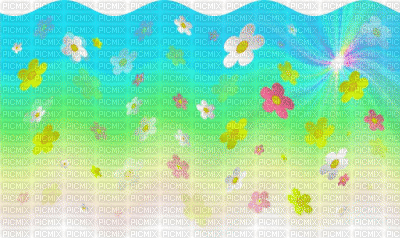 lainehtivat kukkaset - 免费动画 GIF