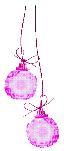 Ornaments.Lights.Pink.Animated - KittyKatLuv65 - GIF animé gratuit