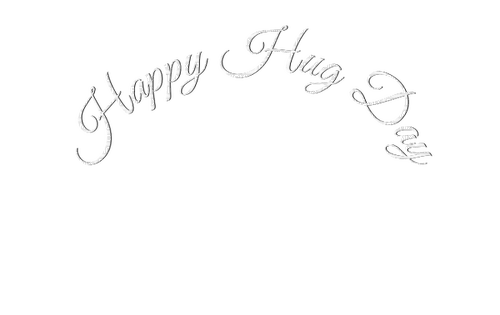 Happy Hug Day - PNG gratuit
