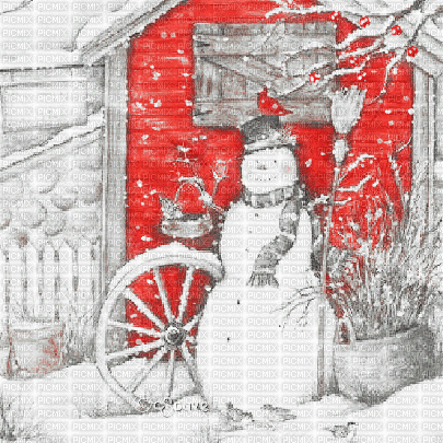 soave background animated vintage christmas winter - Бесплатни анимирани ГИФ