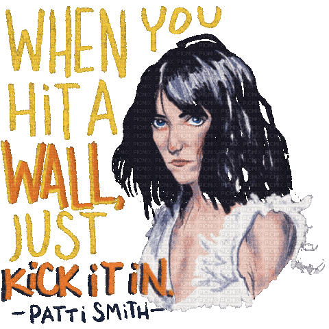 When you hit a wall, just kick it in - GIF animasi gratis