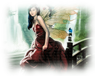 Kaz_Creations Paysage Scenery Woman Femme Fairy - 免费PNG
