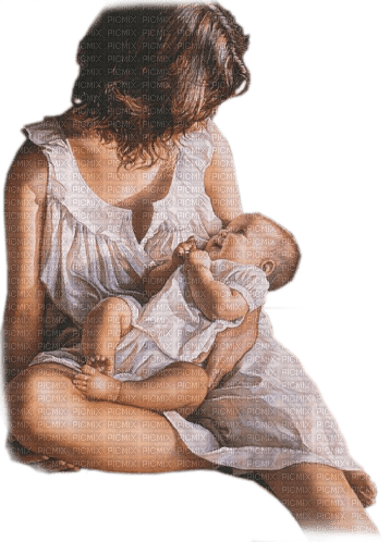 mor och barn-- mother and child - бесплатно png