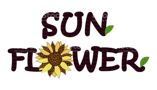 loly33 texte sunflower - kostenlos png