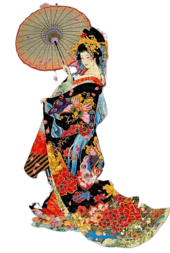 kikkapink woman asian oriental umbrella - zadarmo png