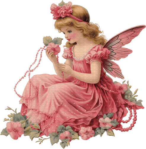 ♡§m3§♡ vintage angel pink image png - gratis png