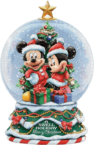christmas mickey mouse by nataliplus - 免费PNG