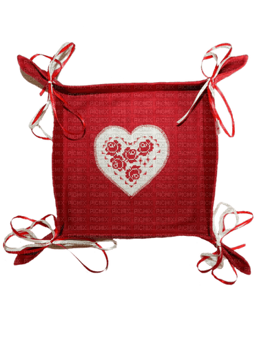Coussin.Red.Cushion.Love.Victoriabea - gratis png