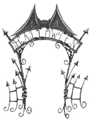halloween gate - Free PNG
