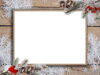 Cadre.Frame.winter.Hiver.Victoriabea - Free PNG
