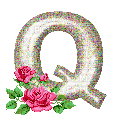 letter Q - GIF animado gratis