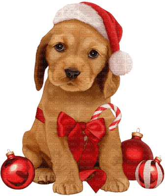 Kaz_Creations Christmas Dogs Dog Pup Deco - 無料png